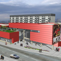 Първата копка на Terra Center беше направена на 21 октомври 2007 г. 